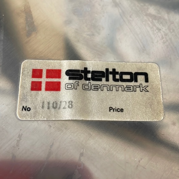 Stelton of Denmark 12 stainless steel charger plates - Picture 3 of 4